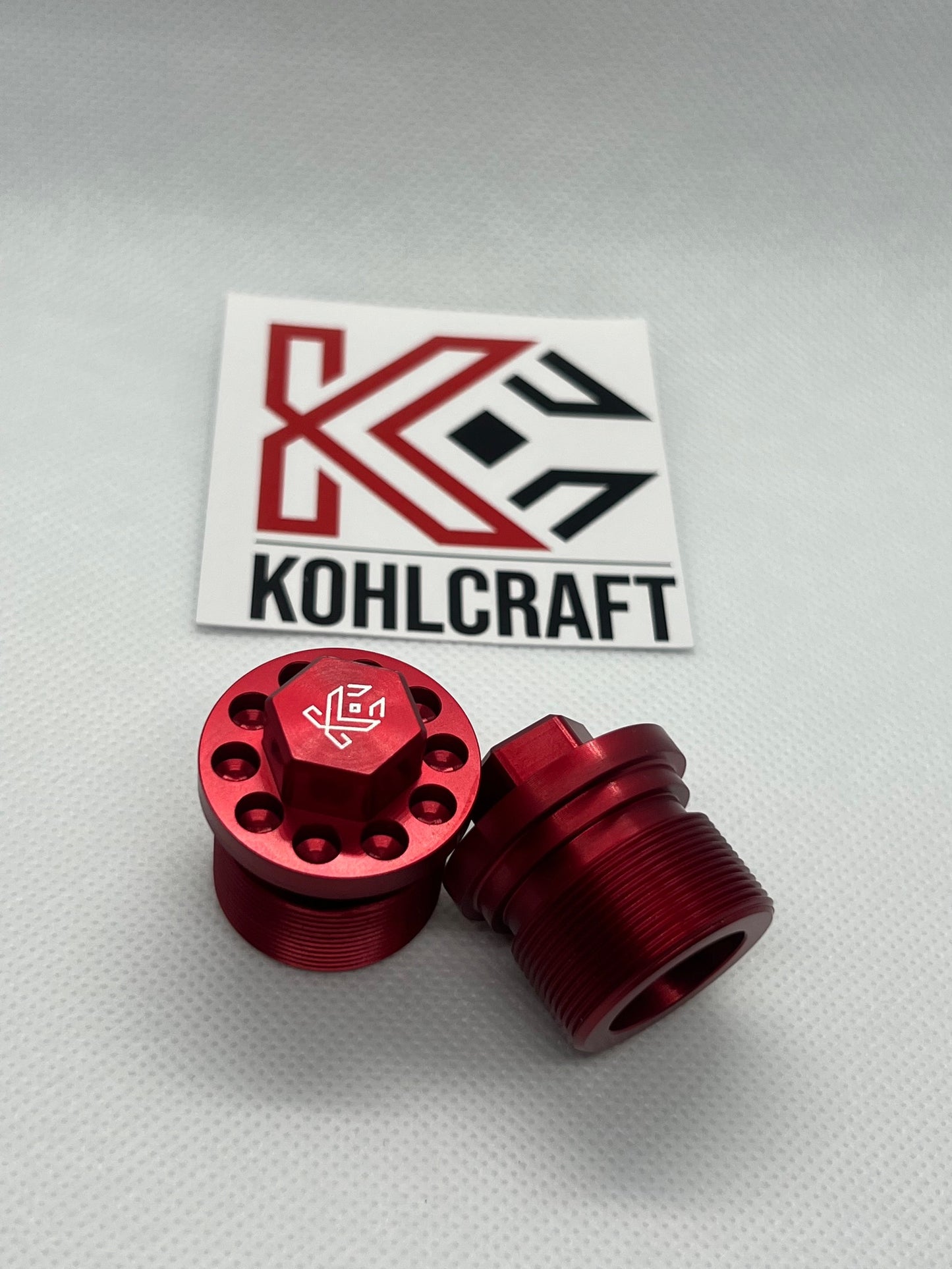 CRF110/125 Fork Tube Cap (Red)